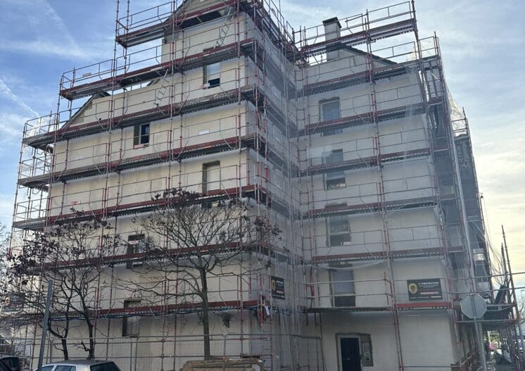 Chantier en cours : réhabilitation de la Résidence Fontaine Mallet, Villepinte