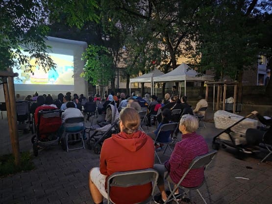 Le cinéma s’invite au pied des immeubles !